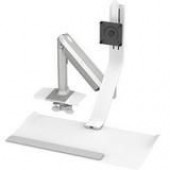 Humanscale QuickStand Lite QSLSLC Desk Mount for Monitor, Keyboard - 11 lb Load Capacity - Silver QSLSLC