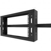 LEGRAND 7RU Q-SERIES OVERHEAD CABLE PATHWAY RACK - BLACK (TAA COMPLIANT) QSOHR-7RU-B