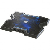 Cooler Master NotePal X3 - Gaming Laptop Cooling Pad with 200mm Blue LED Fan - 1 Fan(s) - 850 rpm rpm - 572.3 gal/min - Metal, Plastic, Rubber - Built-in USB Hub - Black R9-NBC-NPX3-GP