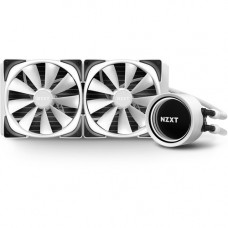 NZXT Kraken X63 RGB 280mm Liquid Cooler with RGB - 5.51" Maximum Fan Diameter - 682.1 gal/min Maximum Airflow - 1500 rpm - 33 dB(A) Noise - Liquid Cooler Cooler - 4-pin PWM - Socket LGA-115X, Socket B LGA-1366, Socket R LGA-2011, Socket LGA 2011-v3, 