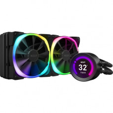 NZXT Kraken Z53 RGB 240mm Liquid Cooler with LCD Display - 4.72" Maximum Fan Diameter - 392.3 gal/min Maximum Airflow - 1500 rpm - 33 dB(A) Noise - Liquid Cooler Cooler - Fluid Dynamic Bearing - 4-pin PWM - Socket LGA-115X, Socket B LGA-1366, Socket 