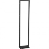 Black Box 2-Post Premier Aluminum Distribution Rack, 96" (51U), Black Finish - 51U Rack Height x 17.81" Rack Width - Black - Aluminum RM251A