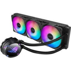 Asus ROG Strix LC II 360 ARGB Cooling Fan/Radiator/Water Block - 4.72" Maximum Fan Diameter - 605.5 gal/min Maximum Airflow - 2500 rpm - 37.6 dB(A) Noise - Liquid Cooler Cooler - Socket H3 LGA-1150, Socket H4 LGA-1151, Socket H2 LGA-1155, Socket H LG