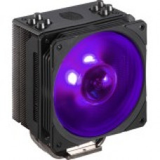 Cooler Master Hyper 212 RGB Black Edition Cooling Fan Heatsink - 57.3 CFM - 30 dB(A) Noise - 4-pin PWM Fan - Socket R4 LGA-2066, Socket LGA 2011-v3, Socket R LGA-2011, Socket H4 LGA-1151, Socket H3 LGA-1150, Socket H2 LGA-1155, Socket H LGA-1156, Socket B