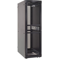Eaton RSVNS4581B Rack Cabinet - For Server, LAN Switch, Patch Panel, UPS, PDU - 45U Rack Height - Black - Metal - 2000 lb Dynamic/Rolling Weight Capacity - 3007 lb Static/Stationary Weight Capacity - TAA Compliance RSVNS4581B