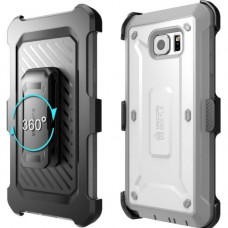 I-Blason Unicorn Beetle Pro Carrying Case (Holster) Smartphone - White, Gray - Shock Absorbing, Impact Resistant - Polycarbonate, Thermoplastic Polyurethane (TPU) - Belt Clip, Holster S-NOTE5-UBP