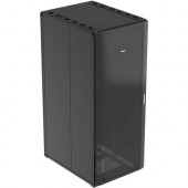 Panduit Net-Access S-Type Cabinet - For Server, PDU, Networking, Aisle Containment System - 42U Rack Height x 19" Rack Width - Floor Standing Enclosed Cabinet - Black Powder Coat - Steel - 2497.84 lb Dynamic/Rolling Weight Capacity - 2998.29 lb Stati