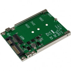 Startech.Com M.2 SSD to 2.5in SATA Adapter Converter - 1 x SSD Supported - 1 x Total Bay - M.2 - Serial ATA/600 - 2.5" - TAA Compliance SAT32M225