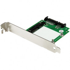 Startech.Com SATA to mSATA SSD Adapter w/ Full and Low Profile Brackets - SATA to Mini SATA Converter Card - SATA to mSATA Adapter w/ Expansion Slot Mounting - SATA to mSATA Adapter - SSD to SATA Adapter - SATA to mSATA Converter - Includes Low Profile an