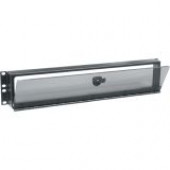 Middle Atlantic Products SECL Covering Panel - Steel - Smoked Gray - 2U Rack Height - 3.5" Height - 1.5" Depth SECL-2