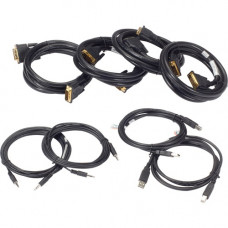 Black Box Secure Secure KVM Dual-Head DVI-I Cable Kit - 10-ft. SKVMCBL-DHDVI-10