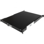 Startech.Com Black Deep Sliding Server Shelf - For Server - 1U Rack Height - Rack-mountable - Black - Steel - 55.12 lb Maximum Weight Capacity - TAA Compliant - RoHS, TAA Compliance SLIDESHELFD