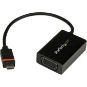 Startech.Com SlimPort / MyDP to VGA Video Converter - Micro USB to VGA Adapter for ChromeBook 11 - 1080p - 1.60" SlimPort/USB/VGA Video Cable for Video Device, Monitor, Projector, TV, Tablet, Smartphone, Speaker - First End: 1 x DisplayPort Male Digi