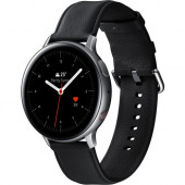 Samsung Galaxy Watch Active2 (44mm), Silver (LTE) - Wrist - Heart Rate Monitor - Text Messaging - Sleep Quality, Stress, Heart Rate - 1.4" - 360 x 360 - Bluetooth - Bluetooth 5.0 - Wireless LAN - IEEE 802.11n - GPS - Round - 1.73" - Silver - Sta