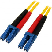 Startech.Com 7m Fiber Optic Cable - Single-Mode Duplex 9/125 - LSZH - LC/LC - OS1 - LC to LC Fiber Patch Cable - 22.97 ft Fiber Optic Network Cable for Network Device - First End: 2 x LC Male Network - Second End: 2 x LC Male Network - Patch Cable - 9/125