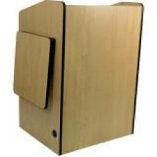 AmpliVox SN3235 - Multimedia Presentation Podium - 45" Height x 30" Width x 25" Depth - Walnut SN3235-WT