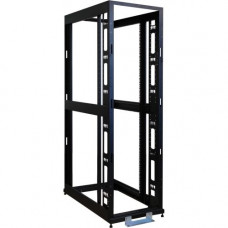 Tripp Lite 42U 4-Post Open Frame Rack Cabinet Square Hole Heavy Duty Caster - 42U Rack Height x 19" Rack Width - Black - 3000 lb Dynamic/Rolling Weight Capacity - 3000 lb Static/Stationary Weight Capacity - RoHS Compliance SR42UBEXPNDNR3