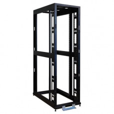 Tripp Lite 45U 4-Post Open Frame Rack Cabinet 36" Depth No Sides or Doors - 45U Rack Height x 19" Rack Width - Black - 2250 lb Dynamic/Rolling Weight Capacity - 3000 lb Static/Stationary Weight Capacity - RoHS Compliance SR45UBMDEXPND