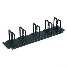 Tripp Lite Rack Enclosure Cabinet Horizontal Cable Ring Flexible 2URM - Black - 2U Rack Height - 19" Panel Width - RoHS Compliance SRCABLERING2U