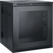 Tripp Lite 10U Wall Mount Rack Enclosure Server Cabinet Hinged w/ Door & Sides - 19" 10U Wall Mounted - RoHS, TAA Compliance SRW10US