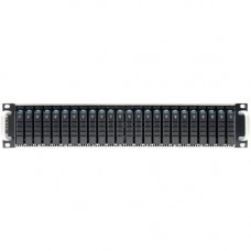 Advanced Industrial Computer AIC J2024-01 Drive Enclosure - 2U Rack-mountable - 24 x HDD Supported - 24 x Total Bay - 24 x 2.5" Bay - 12Gb/s SAS, Serial ATA/600 - Mini-SAS - Cooling Fan SSG-JBSA31S-2242T-54RP-A