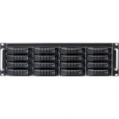 Advanced Industrial Computer AIC J3016-01 Drive Enclosure - 3U Rack-mountable - 16 x HDD Supported - 16 x Total Bay - 16 x 3.5" Bay - 12Gb/s SAS - Mini-SAS - Cooling Fan SSG-JBSA32S-3163T-55RP-A