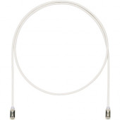 Panduit Cat.6a F/UTP Network Cable - 9.84 ft Category 6a Network Cable - First End: 1 x RJ-45 Male Network - Second End: 1 x RJ-45 Male Network - Patch Cable - Shielding - 28 AWG - Blue - TAA Compliance STP28X3MBU