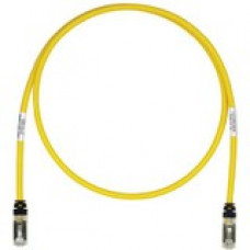 Panduit Cat.6a S/FTP Patch Network Cable - 12 ft Category 6a Network Cable for Network Device - First End: 1 x RJ-45 Male Network - Second End: 1 x RJ-45 Male Network - Patch Cable - Shielding - 26 AWG - Yellow - 25 - TAA Compliance STP6X12YL-Q