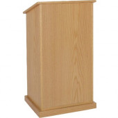 AmpliVox SW470 - Wireless Chancellor Lectern - 45" Height x 24" Width x 21" Depth - Mahogany - Solid Wood Veneer SW470-MH