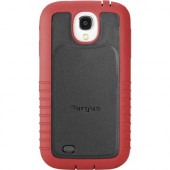 Targus SafePort Case Rugged Max for Samsung Galaxy S4 (Red) - For Smartphone - Red - Shock Absorbing, Damage Resistant, Drop Resistant - Polycarbonate, Silicone TFD00603US