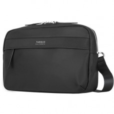 Targus Newport TXZ026GL Carrying Case (Pouch) Apple iPad mini Tablet - Black - Water Resistant - Twill Nylon, Leatherette, Woven - Shoulder Strap - 6.3" Height x 9.3" Width x 2.2" Depth TXZ026GL