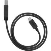 Accell USB-C to B USB 3.1 Cable - 2.60 ft USB Data Transfer Cable for Computer - First End: 1 x Type C Male USB - Second End: 1 x Type B Male USB - 10 Gbit/s - Black U194B-003B