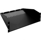 Middle Atlantic Products U Series U317 Vented Rack Shelf - 23" 3U Wide - Black - 60 lb x Maximum Weight Capacity U317