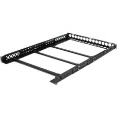 Startech.Com 1U Fixed 19" Adjustable Depth Universal Server Rack Rails - For Server - Steel - Black - RoHS, TAA Compliance UNIRAILS1U