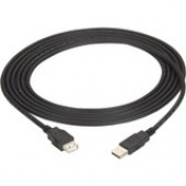 Black Box USB 2.0 Extension Cable - Type A Male to Type A Female, Black, 3-ft. - 3 ft USB Data Transfer Cable - First End: 1 x Type A Male USB - Second End: 1 x Type A Female - Extension Cable - Shielding - Black USB05E-0003