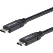 Startech.Com 1m 3 ft USB C to USB C Cable w/ 5A PD - M/M - USB 2.0 - USB-IF Certified - USB Type C Cable - USB C Charging Cable - USB C PD Cable - 3.28 ft Thunderbolt 3 Data Transfer Cable for Notebook, MacBook Pro, MacBook, Chromebook, Power Bank, Dockin