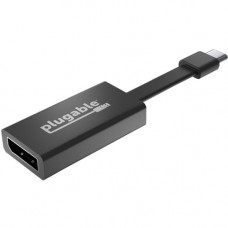 Plugable USB-C TO Displayport Adapter - 1 x USB Type C Male USB - 1 x DisplayPort Female Digital Audio/Video - 3840 x 2160 Supported USBC-TDP