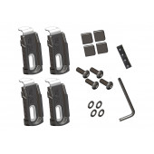 Havis Expansion Lug Kit for Added Depth - Mounting kit (4 hold down lugs, 4 vinyl lug caps, rear fence, vinyl cap) - TAA Compliance UT-2003-KIT