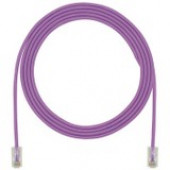 Panduit Cat.5e U/UTP Patch Network Cable - 8 ft Category 5e Network Cable for Network Device - First End: 1 x RJ-45 Male Network - Second End: 1 x RJ-45 Male Network - Patch Cable - 28 AWG - Violet - 1 - TAA Compliance UTP28CH8VL