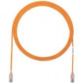 Panduit Cat.6 U/UTP Patch Network Cable - 3 ft Category 6 Network Cable for Network Device - First End: 1 x RJ-45 Male Network - Second End: 1 x RJ-45 Male Network - Patch Cable - 28 AWG - Clear, Orange - 25 - TAA Compliance UTP28SP3OR-Q