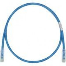 Panduit Cat.6e U/UTP Patch Network Cable - 12.14 ft Category 6e Network Cable for Network Device - First End: 1 x RJ-45 Male Network - Second End: 1 x RJ-45 Male Network - Patch Cable - Blue - 1 Pack - TAA Compliance UTP28SP12BU