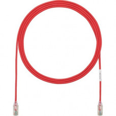 Panduit Cat.6 U/UTP Patch Network Cable - 19 ft Category 6 Network Cable for Network Device - First End: 1 x RJ-45 Male Network - Second End: 1 x RJ-45 Male Network - Patch Cable - 28 AWG - Clear, Red - 25 - TAA Compliance UTP28SP19RD-Q