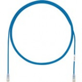 Panduit Cat.6a F/UTP Patch Network Cable - 43.96 ft Category 6a Network Cable for Network Device - First End: 1 x RJ-45 Male Network - Second End: 1 x RJ-45 Male Network - Patch Cable - Clear, Blue - 1 Pack UTP28X44BU