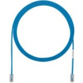 Panduit Cat.6a F/UTP Patch Network Cable - Category 6a for Network Device - Patch Cable - 7.87" - 48 Pack - 1 x RJ-45 Male Network - 1 x RJ-45 Male Network - Clear, Blue UTP28X8INBU-48