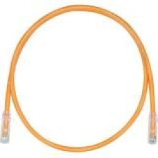 Panduit Cat.6 UTP Patch Network Cable - 7 ft Category 6 Network Cable for Network Device - First End: 1 x RJ-45 Male Network - Second End: 1 x RJ-45 Male Network - Patch Cable - Gold Plated Contact - Orange - 1 Pack - TAA Compliance UTPSP7ORY