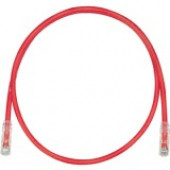 Panduit Cat.6 U/UTP Patch Network Cable - Category 6 for Network Device - Patch Cable - 82.02 ft - 1 Pack - 1 x RJ-45 Male Network - 1 x RJ-45 Male Network - Clear, Red UTPSPL25MRDY