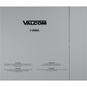 Valcom 6 Zone One-Way Page Control with Power - for Call System, Emergency - Aluminum Alloy - TAA Compliance V-2006A