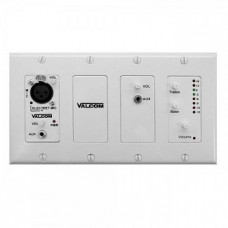 Valcom In-Wall Mixer with Remote Input White - TAA Compliance V-9985-W