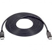 Black Box DisplayPort 1.2 Cable with Latches - Male/Male, 4K @ 60Hz, 10-ft - DisplayPort for Audio/Video Device, Desktop Computer, Notebook, Monitor, Projector, KVM Switch - 2.70 GB/s - 10 ft - 1 x DisplayPort Male Digital Audio/Video - 1 x DisplayPort Ma