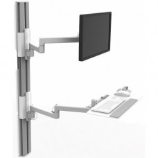 Humanscale Wall Mount for Keyboard, Monitor - White VF56-0505-22011